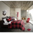 thumbnail image 1 of Safdie & Co. Comforter Set 3PC K Buffalo Plaid Lux Red/Black, 1 of 2