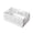 White, variant on TUWABEII Small Foldable Storage Bins for Desk Organization, Stackable Mini Plastic Storage Crates for Home Office Organizer, Folding Small Storage Basket Containers