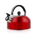 thumbnail image 1 of 1X Stainless Steel Whistling Kettle Stove Hob Kitchenware Tea 2024 Camping, 1 of 9