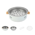 thumbnail image 2 of Yhmxh Round Outdoor Barbecue Grill Barbecue Grill Around The Stove Cooking Tea Barbecue Grill Grill Charcoal Fire Grill Outdoor Fryer Room Kitchen Essentials Home and Kitchen Kitchen Tools, 2 of 6