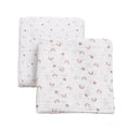 thumbnail image 2 of George Baby Girls Boxed Organic Cotton Muslin Swaddling Blankets (2 Count), 2 of 6