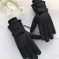 thumbnail image 1 of PRETXORVE Touchscreen Cycling Five-Finger Winter Waterproof Cold-Resistance Windproof Warm Cycling Fleece-Lined Cold-Weather Necessities, 1 of 6