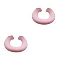 thumbnail image 4 of Thinsony Acrylic Fibers Made Toilet Mat Removable And Fits Most Toilets U Shape Pink 2Set, 4 of 6