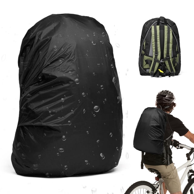 Housse de Sac à Dos Imperméable 30-45L Sac Ajustable Housse de Pluie pour Cyclisme Randonnée Camping Voyage