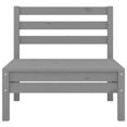 thumbnail image 5 of vidaXL 3 Piece Garden Lounge Set Solid Pinewood Grey, 5 of 5