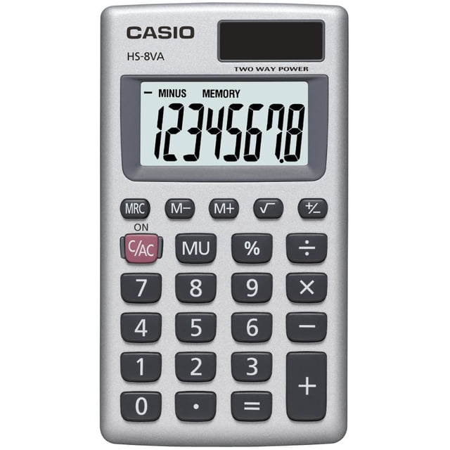 Calculatrice de poche Casio HS-8VA Basic