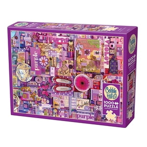 Cobble Hill Puzzle de puzzle - Pourpre, 1000 Puzzle de pièce