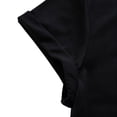 thumbnail image 4 of LUOGENLI T-shirts pour Femme pour Femmes T-Shirt à Lettres Imprimées Col Rond Décontracté Personnalité Mode T-Shirt à Manches Courtes T-shirts Amusants pour Femmes T-shirts Graphiques Saint-Valentin Noir P, 4 of 5