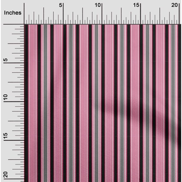 oneOone Viscose Jersey Fabric Multicolor Stripe Printed Fabric 1 Yard 60 Inch Wide