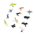 thumbnail image 1 of 12 Pcs Figurines d'Animaux Réalistes des Figurines Parfaites pour Collection Fournitures de Fête Oiseau, 1 of 9