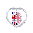 thumbnail image 1 of British Flag Fingerprint Gene Mirror Travel Magnification Portable Handheld Pocket Makeup, 1 of 3