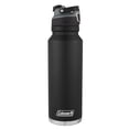 thumbnail image 5 of Coleman FreeFlow AUTOSEAL Stainless Steel Water Bottle, 40 oz (1.18 L), Black, 5 of 5