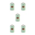 thumbnail image 3 of Wweixi Transparent Tea Jars For Storing And Displaying Favorite Tea Leaves Food Grade Metal Kitchen Storage Jars Jars Kitchen Green sugar 5Set, 3 of 6