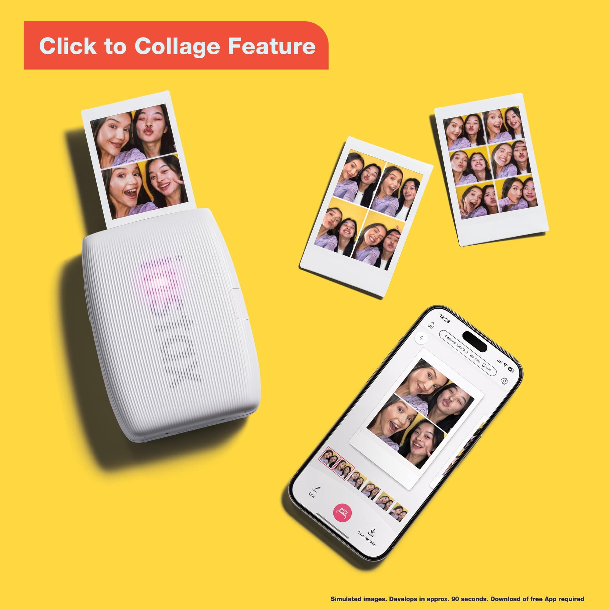 Fujifilm Instax Mini Link 3 Imprimante pour Téléphone Intelligent -