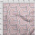 thumbnail image 2 of oneOone Cotton Poplin Fabric Triangle & Line Geometric Fabric Prints By Yard 56 Inch Wide, 2 of 4