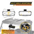 thumbnail image 4 of Pour 2016-2024 Peut am Defender HD5/HD8/HD10 Rétroviseur Central Tout-Terrain, 4 of 5