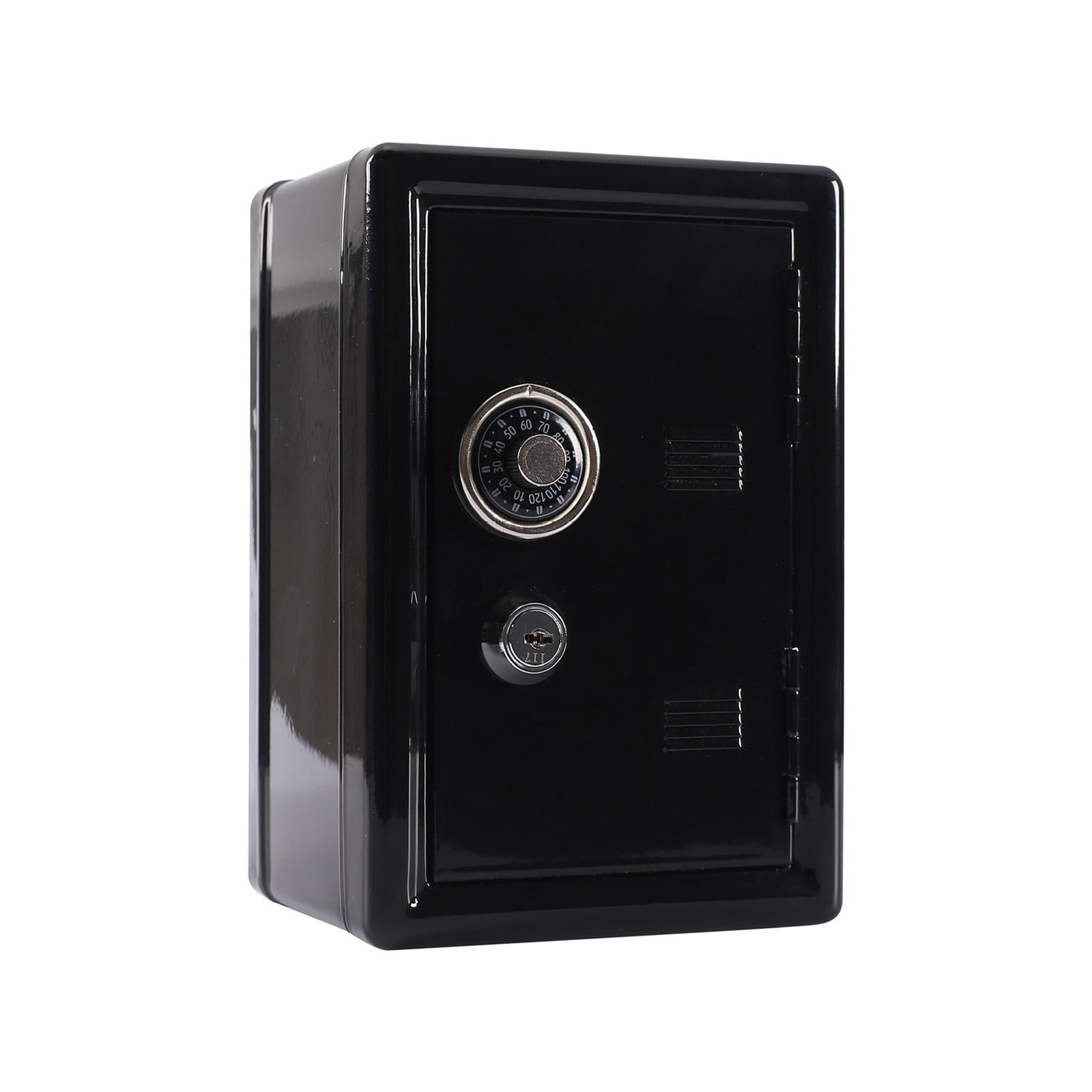 Bdday Under Cabinet Storage Kids Bank Locker Safe with Key and Single Digit Lock, Metal Money Safe, Mini Password Cash Paper Money Savings Box Gift for Kids Boys and Girls College Dorm Storage