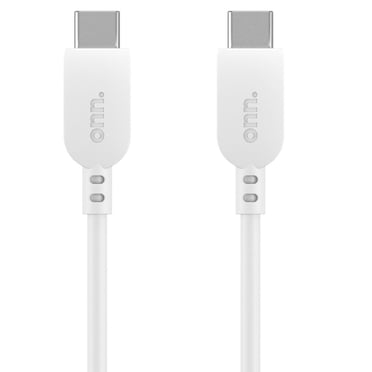 Onn. 6 FT/1.8 m USB 60W Certified USB-C to USB-C Cable