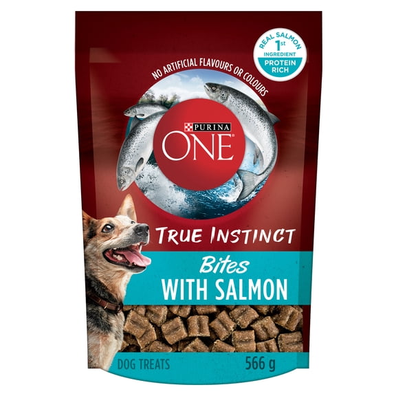 Purina ONE Véritable Instinct Bouchées avec Saumon Gâteries d'entraînement pour Chiens