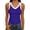A1_Blue#18, variant on FAVIPT Women's Beach Ribbed Knit Tank Tops Casual V Neck Sleeveless Cami Colorblock Vacation Basic Shirts Army Green,XL