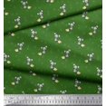 thumbnail image 2 of Soimoi Polyester Crepe Fabric Footprint,Cheese & Rat Kids Print Fabric by The Yard 52 Inch Wide, 2 of 3