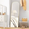 thumbnail image 2 of HOMCOM 64"x20" Full Length Mirror, Free Standing or Wall Mounted, Gold, 2 of 10