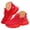 Red, variant on Dakaela Women's Orthopedic Walking Shoes Plantar Fasciitis Lightweight Slip on Sneakers Comfortable Knitted Casual Running Shoes with Arch Support (White,8)