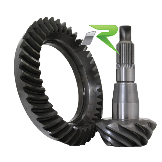 Revolution Gear and Axle Differential Ring and Pinion C9.25-355DCD Chrysler 9.25 Inch Standard Rotation Axle; 9.25 Inch Ring Gear Diameter; 3.55 Ratio; Steel; 29 Pinion Spline
