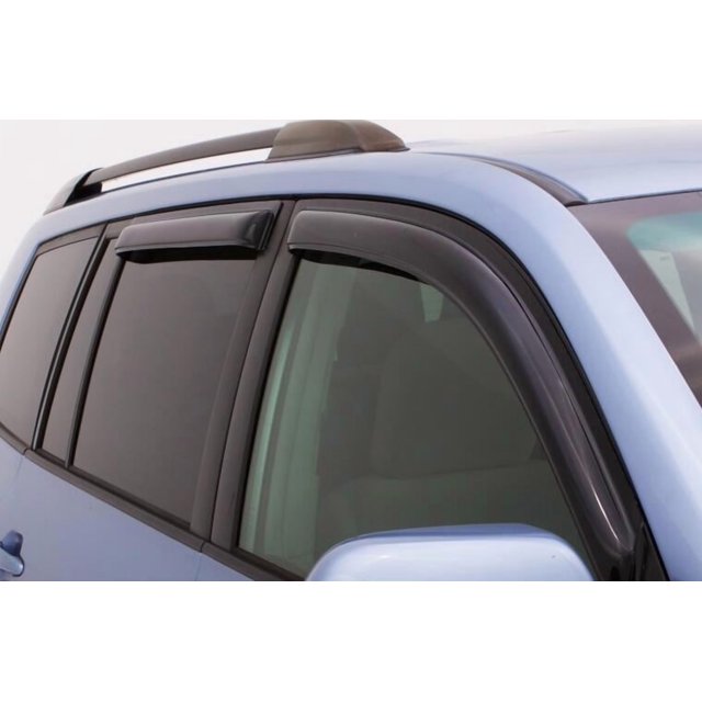 Auto Ventshade Rainguard 94713 Ventvisor; Design Aérodynamique; à Coller; Fumée; Acrylique; Ensemble de 4