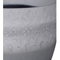 thumbnail image 4 of Cache-pot Mainstays gris Newton 8 pouces - Résine recyclée, rond, 4 of 5