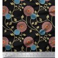 thumbnail image 1 of Soimoi Silk Fabric Artistic Floral Decor Fabric Printed Yard 42 Inch Wide, 1 of 3