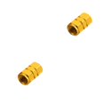 thumbnail image 1 of Youkk 4 Pcs Capuchons de Pneus Décoratifs Pièce de Pneu Exquise Accessoire de Modification Doré 2 Ensembles, 1 of 6