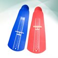 thumbnail image 4 of MasteelfCA 1 Set 2Pcs Foot Sizer Foot Ruler Feet Measure Device Shoe Sizer Foot Width Length Measuring Device Shoe Size Measure Gauge For Adults Kids Buying Shoes (Red Blue), 4 of 7