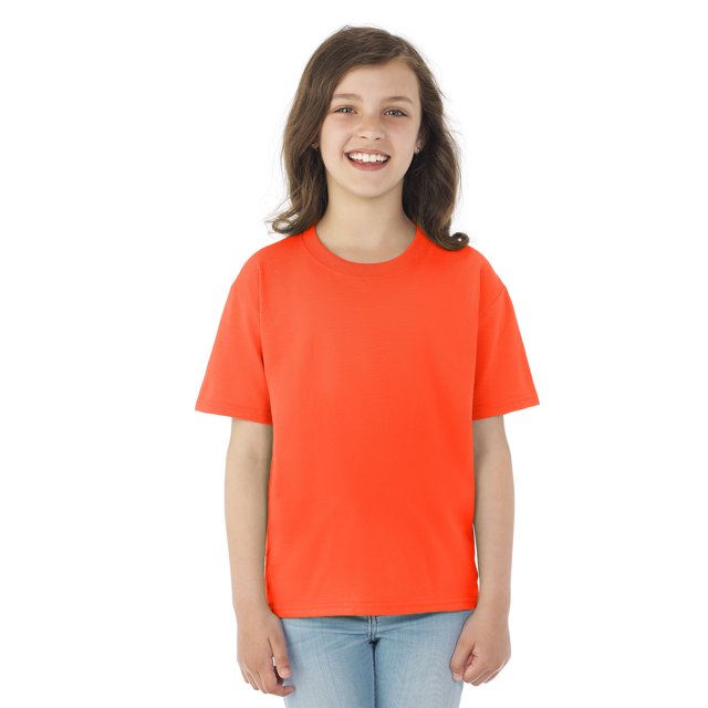 Fruit Of The Loom T-Shirt à Manches Courtes en Coton HD pour Jeunes, 14/16