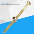 thumbnail image 3 of Nutand Screw,10pcs High Quality Carbon Flat Screw Hex Flat Head Screw User-Friendly Design, 3 of 10