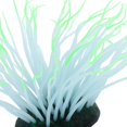 thumbnail image 3 of GROWTH TANK Decorative Aquarium Artificial Anemone Simulation Luminous Coral Silicone-Green, 3 of 9