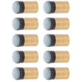 thumbnail image 3 of Embout de Snooker, Embout de Queue de Billard, Cuivre+cuir PU 10 Pcs pour Embout à Coller Embout de Queue de Snooker 10 mm, 3 of 8