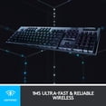 thumbnail image 2 of Logitech G915 LIGHTSPEED RGB Clavier de Jeu Mécanique, Commutateur de Touches Tactiles à Profil Bas GL, LIGHTSYNC RGB, Prise en Charge Avancée de LIGHTSPEED Sans Fil et Bluetooth - Tactile, 2 of 5