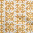 thumbnail image 1 of oneOone Polyester Spandex Mustard Yellow Fabric Geometric Sewing Material Print Fabric By The Yard 56 Inch Wide, 1 of 4