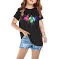 thumbnail image 1 of LSLJS T-shirt en Coton pour Garçons et Filles, Mode Mignon Col Rond Imprimé Tee Manches Courtes, Vêtements d'Été pour Filles, 1 of 5