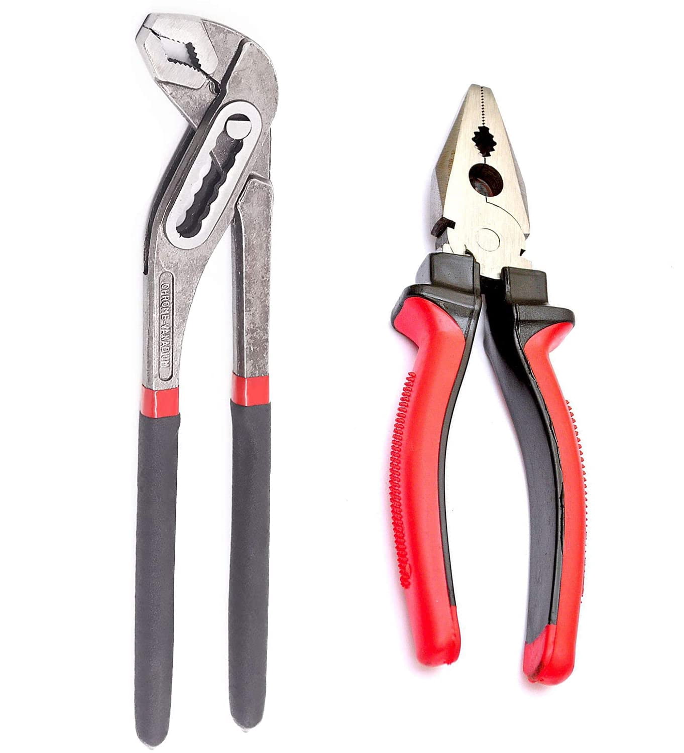 Hand Tools, Hand Tools Kit | For Home Use, Hand Tools Set, Tools Combo With Combination Plier & 10" Water Pump Plier | For Mechanics, Vehicle Tool Kit Set | Alloy Steel & Heat Treated