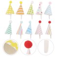 thumbnail image 2 of SHISUYAN Mini Birthday Hat Toppers For Decoration 50Pcs 2.6X1.5X1.5In, 2 of 8