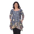 thumbnail image 1 of White Mark Tunique pour Femmes à Manches 3/4 en Jersey, 1 of 5