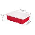 thumbnail image 2 of Binwennn Large Ice Cubes for with 6 Grid Silicone Ice Tray With Lid Reusable Ice Maker For Juice Drinks Coffee, 2 of 7