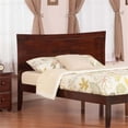 thumbnail image 2 of Leo & Lacey Solid Hardwood Walnut Queen Panel Headboard Rectangular Charging Station 63.75"W Unassembled, 2 of 4