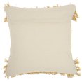 thumbnail image 2 of homeroots home decor 386110 Mustard and Ivory Textured Throw Pillow, 2 of 5