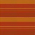 thumbnail image 1 of Ahgly Company Tapis d'Intérieur Lavable à la Machine, Carré, Transitionnel, Orange Rouge Orange, Tapis de Zone, 8 Pieds Carré, 1 of 7
