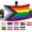 A, variant on Bowayaoa Progress Pride Flag 3x5 Ft Rainbow Bisexual Lesbian Gay Outdoor Decor Heavy Duty Polyester LGBTQ Banner for Garden Patio House