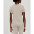 thumbnail image 3 of Landau ProFlex Haut de Blouse Médicale pour Femmes : 3 Poches, Coupe Moderne Ajustée, Col en V Extensible 4169, 3 of 5