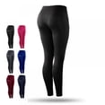 thumbnail image 4 of Pantalon Legging Haute Élasticité Femme Uni Extensible Compression Tenue de Sport Décontractée Yoga Jogging Leggings Pantalons avec Poche, 4 of 5